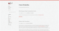 Desktop Screenshot of chuckmcquilkin.com